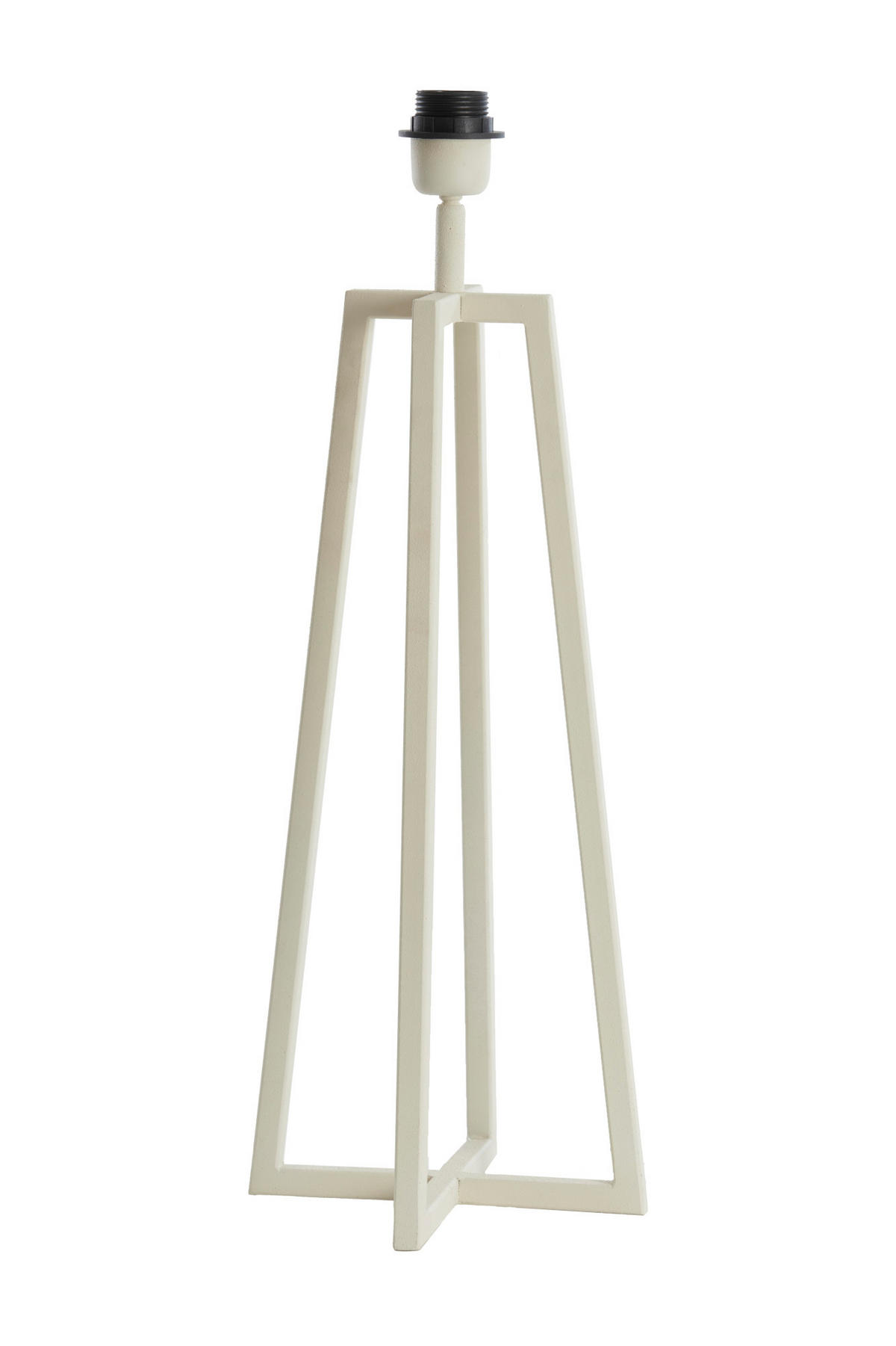 LAMPENFUSS Miley Weiß 21/21/56 cm - Weiß, Metall (21/21/56cm) - Light & Living