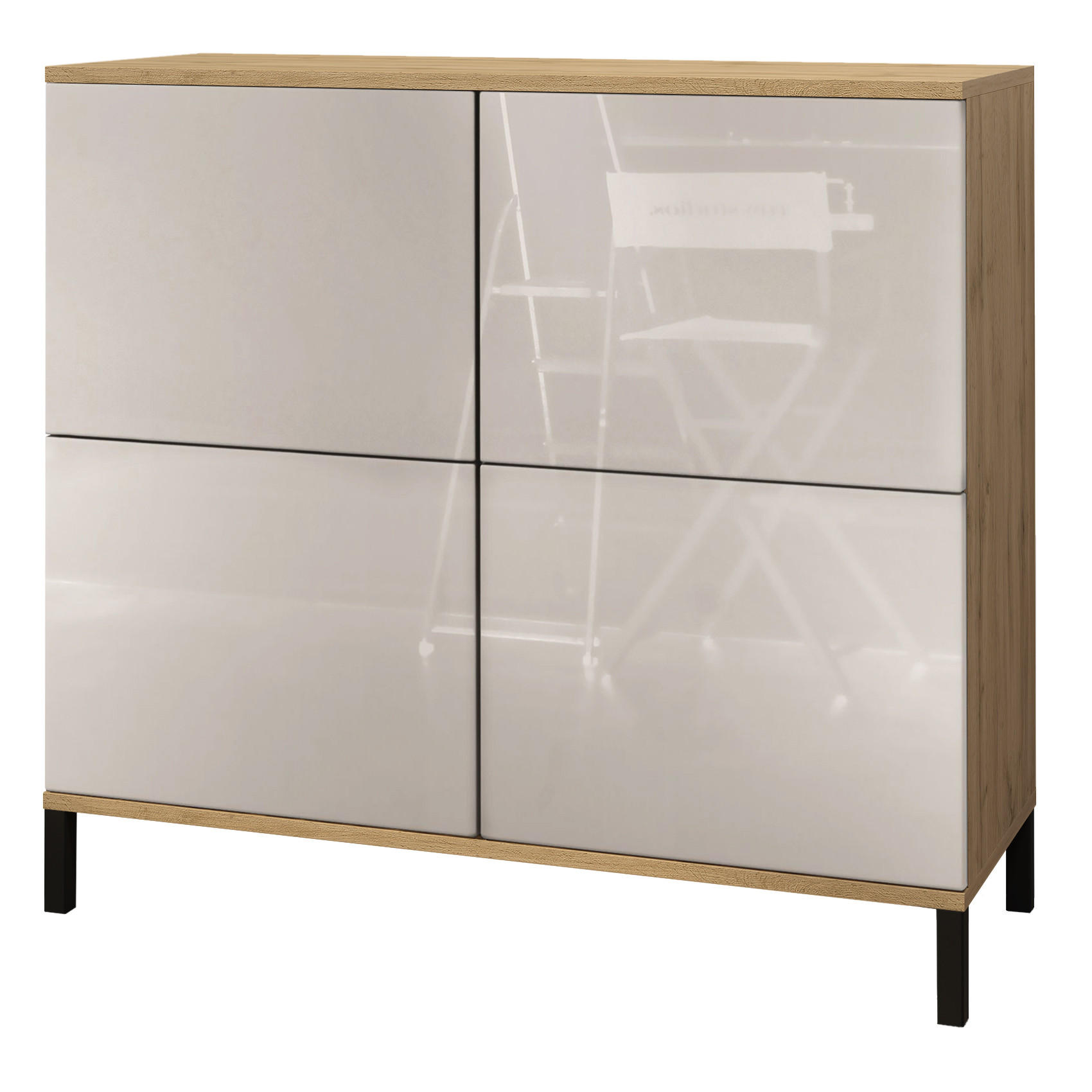 Vladon Kommode Sand 92.5x83.5x35 cm