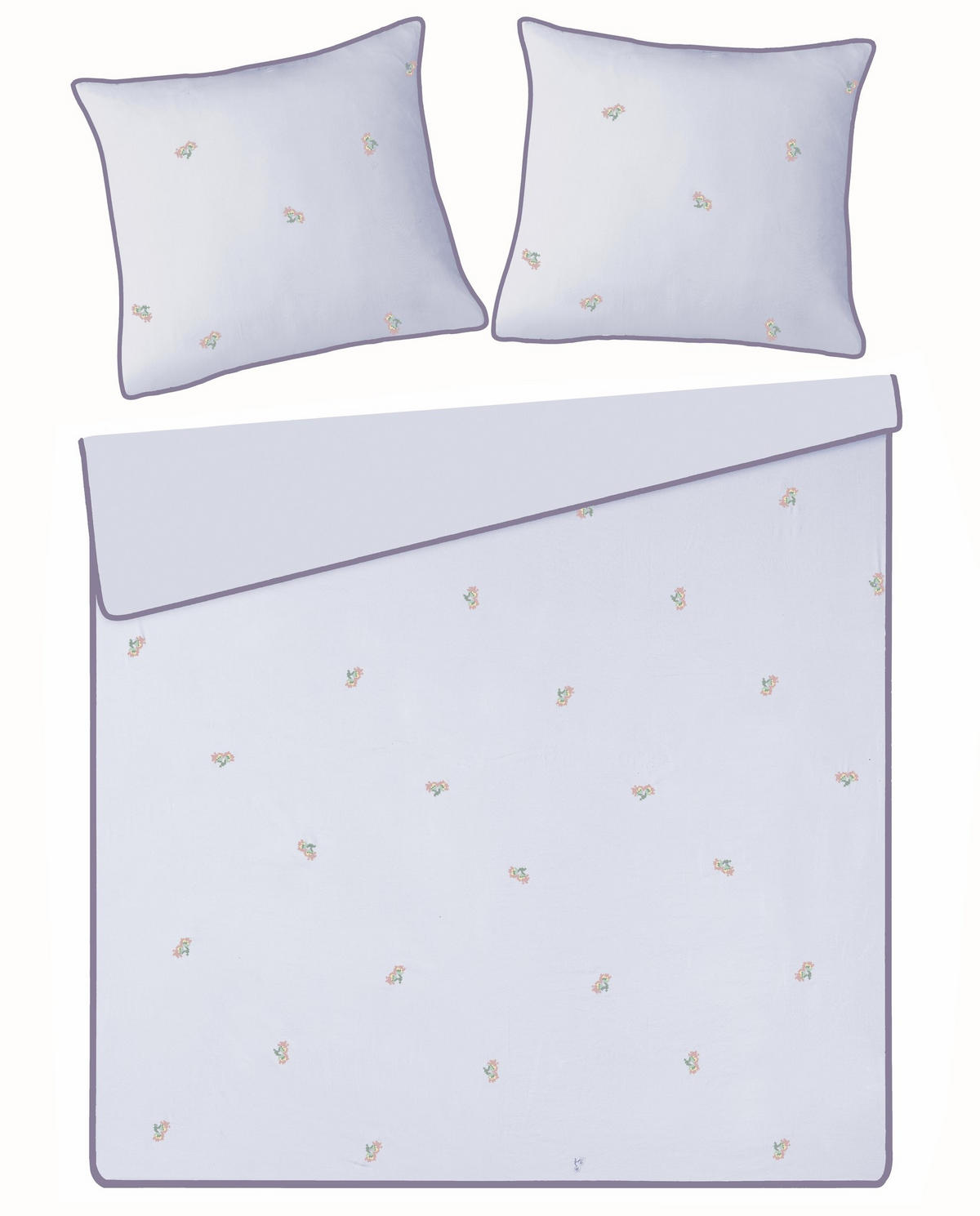 BETTWÄSCHE Frescot - Violett, Textil (200/220cm) - home&you
