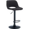 BARHOCKER Stoff schwarz - Schwarz, Textil (42/86/46cm) - CLP