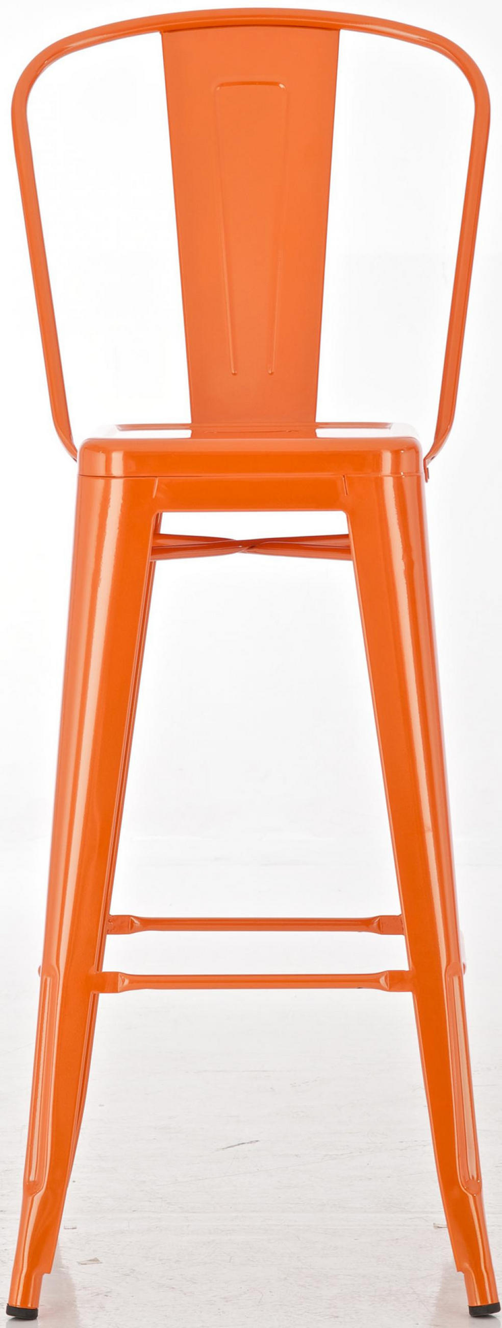 BARHOCKER 4er Set Metall orange - Orange, Metall (44/115/52cm) - CLP