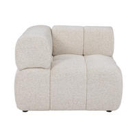 SESSEL mit gerader Rückenlehne - 1 Person - stoff - beige Facivil - Beige, Kunststoff/Textil (94/70/94cm) - Vente-Unique