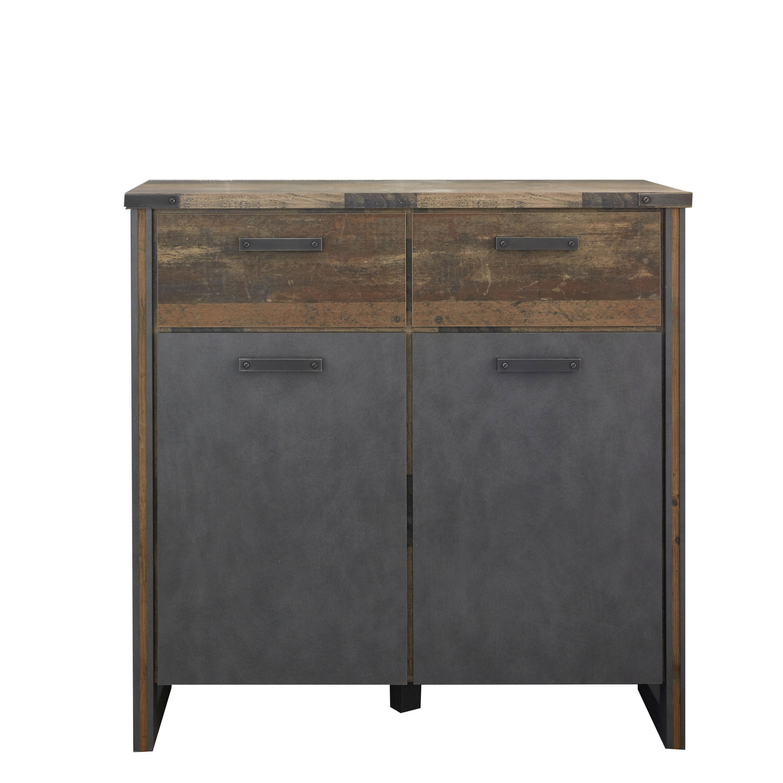KOMMODE Grau - Grau, Holzwerkstoff (119/110/42cm) - ebuy24