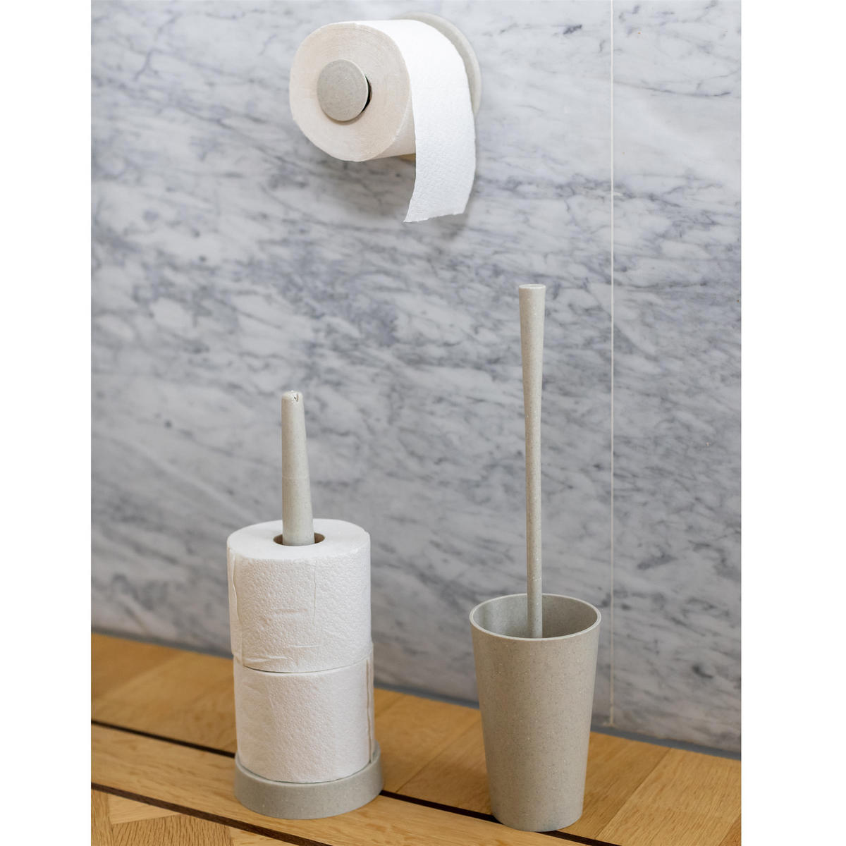 WC-BÜRSTE Rio 10,4/10,4/46 cm - Anthrazit, Kunststoff (10.4/46/10.4cm) - KOZIOL