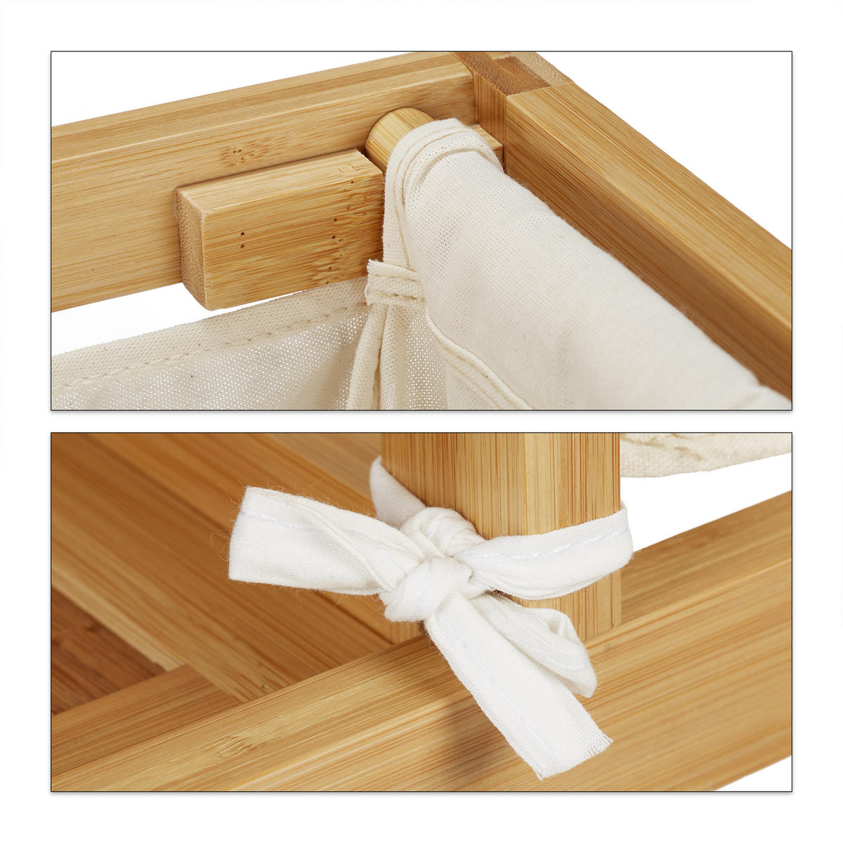 BADREGAL - Hellbraun, Holz/Holzwerkstoff (68/65/33cm) - Relaxdays