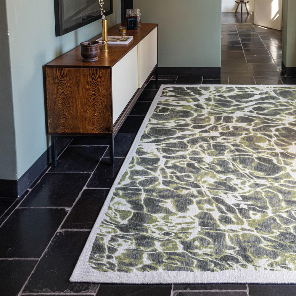 TEPPICH River Meditation 170/240 cm - Grün, Textil (170/240cm) - Louis De Poortere