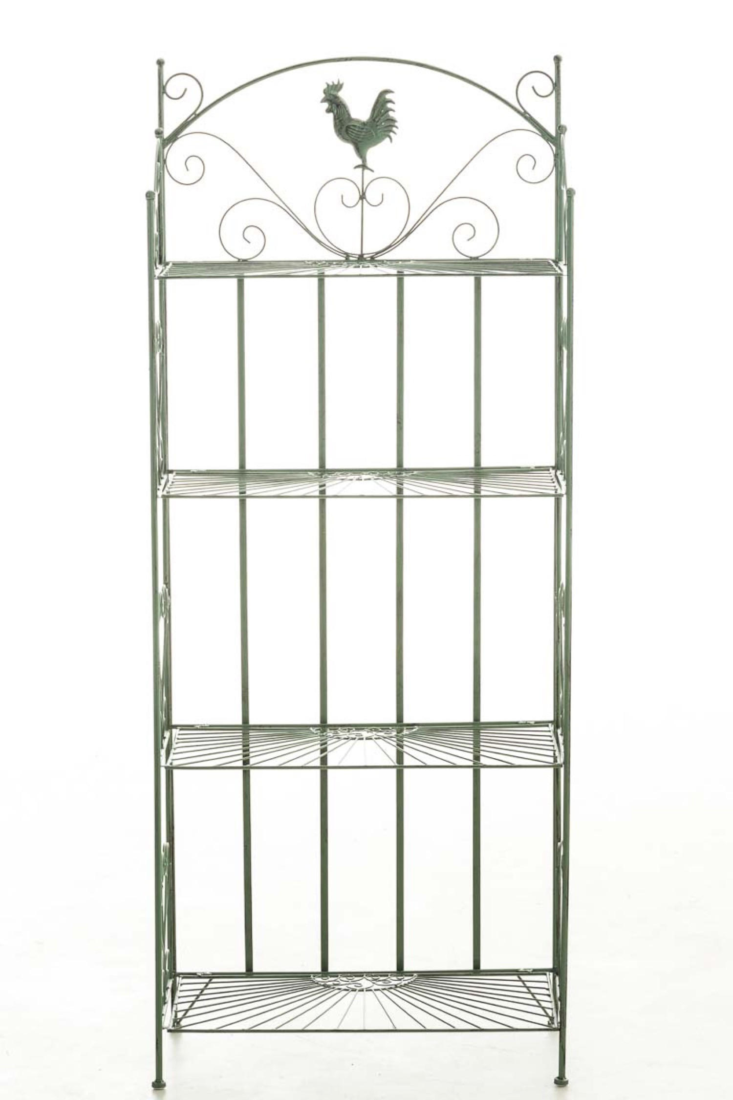 STANDREGAL Mya antik-grün - Grün, Metall (61.5/153/33cm) - TPFGarden