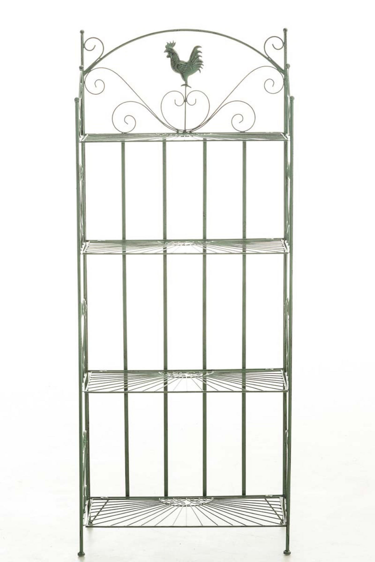 STANDREGAL Mya antik-grün - Grün, Metall (61.5/153/33cm) - TPFGarden