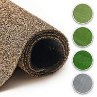 KUNSTRASEN Canyoo Braun 6 mm – Rasenteppich, UV-beständig, wetterfest für Terrasse & Garten 400/200 cm - Braun, Textil (400/200cm) - Tapiso