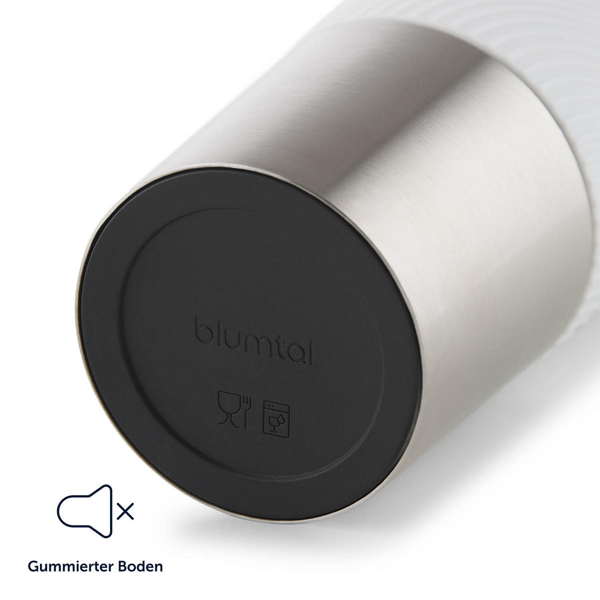 THERMOBECHER Classic 350 ml, Weiß - Weiß, Metall (0.35L) - Blumtal