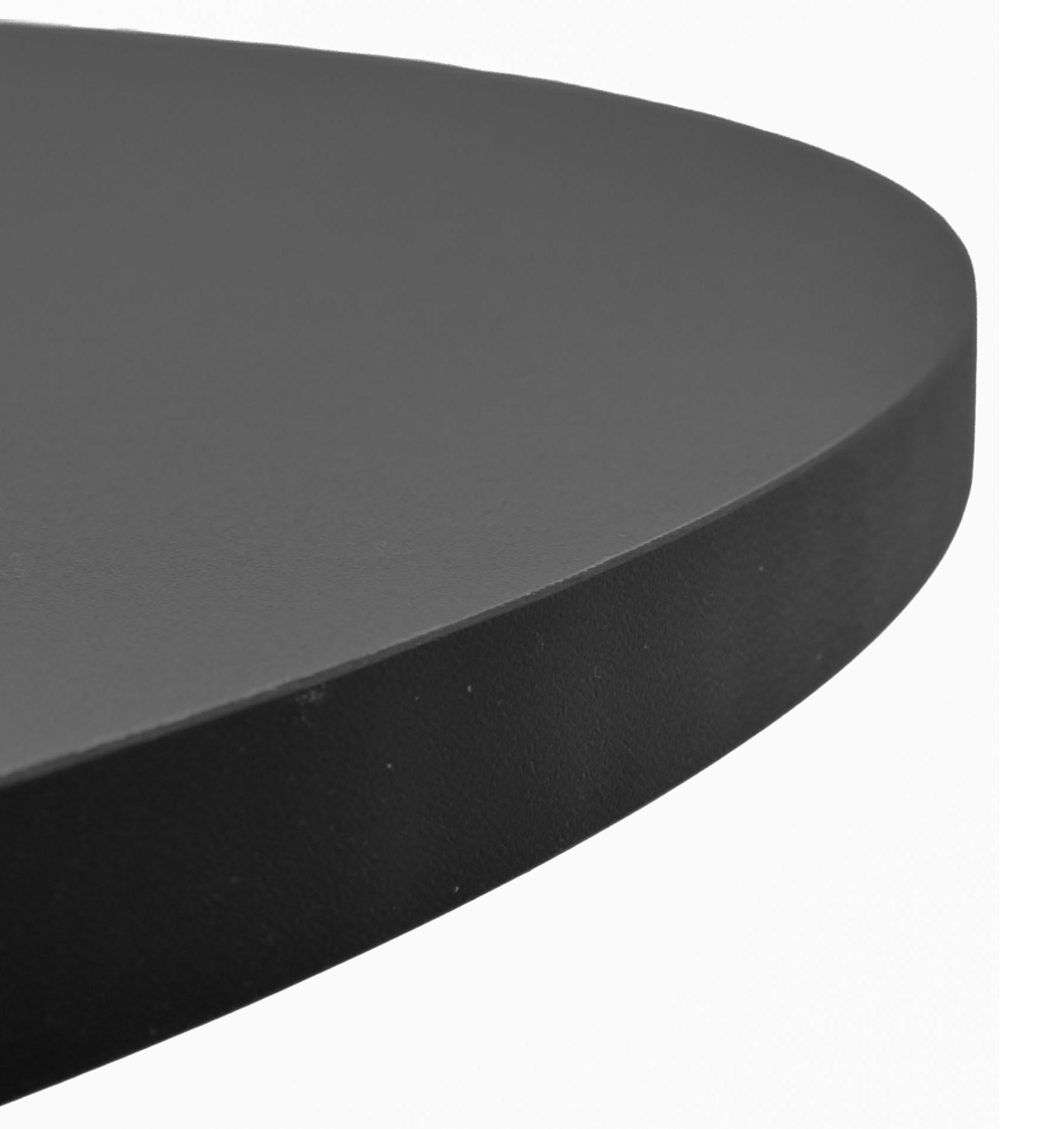 Thumbnail - Selsey Esstisch, Schwarz, Holzwerkstoff, 4-Sitzer, Rund,Rund, 100x74.5x100 cm, Esszimmer, Tische, Esstische