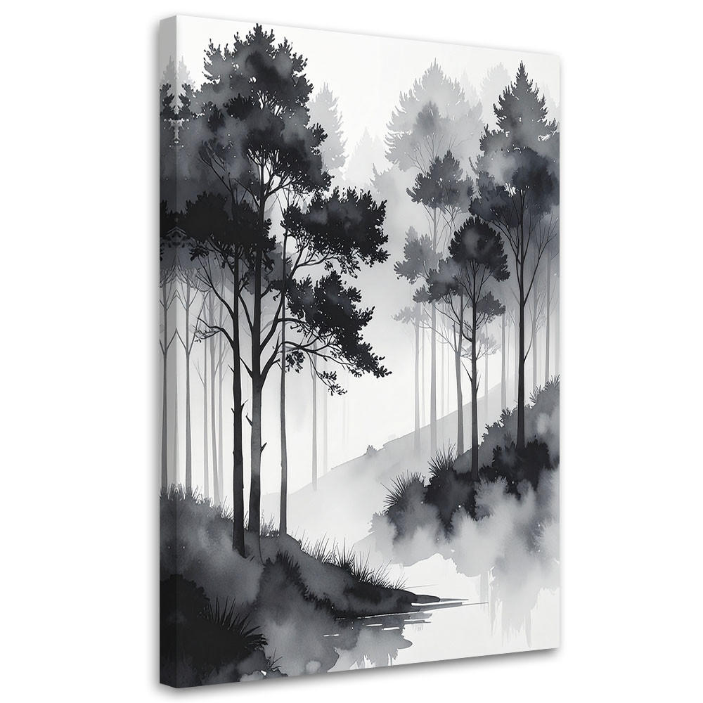 Feeby Wandbild, Schwarz 70x100 cm