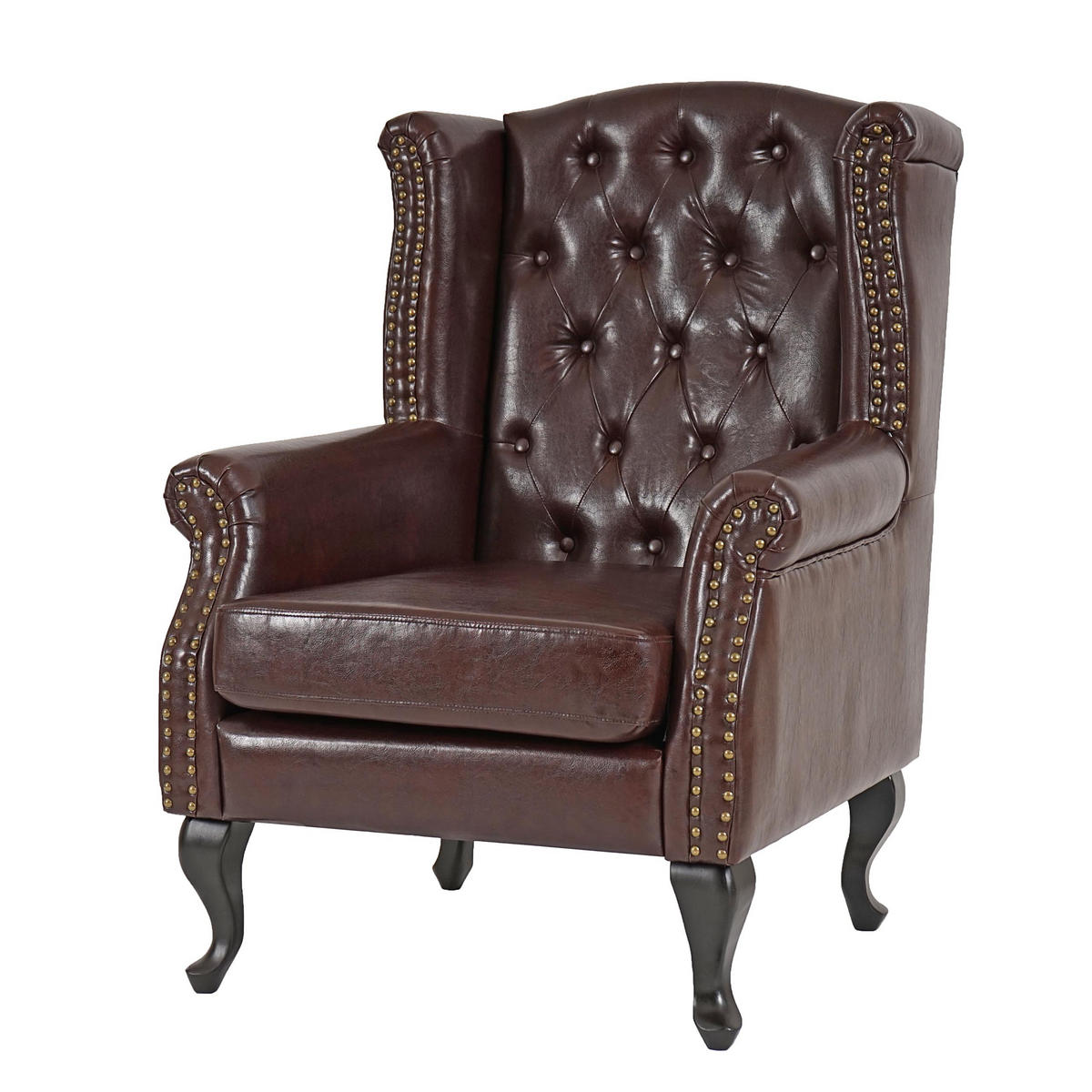 RELAXSESSEL Kastanienbraun - Rotbraun, Textil (75/102/80cm) - MCW