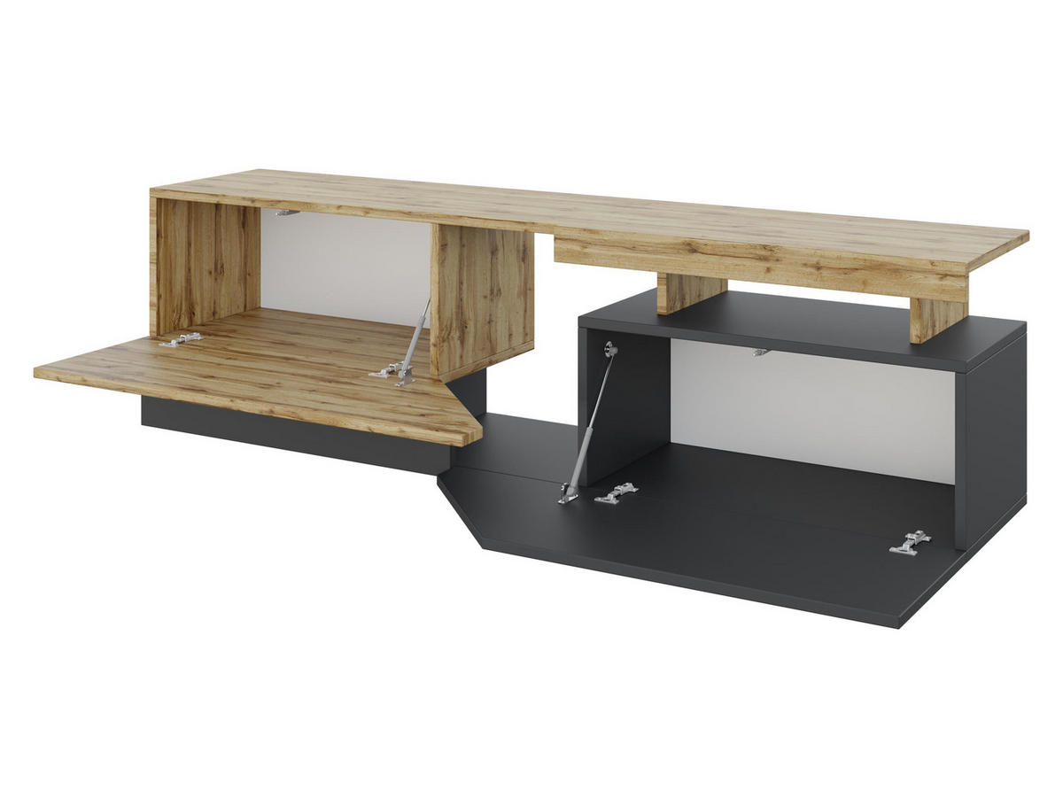 TV-ELEMENT Ceelias 160 - Anthrazit, Holzwerkstoff (160/47/35cm) - MIRJAN24