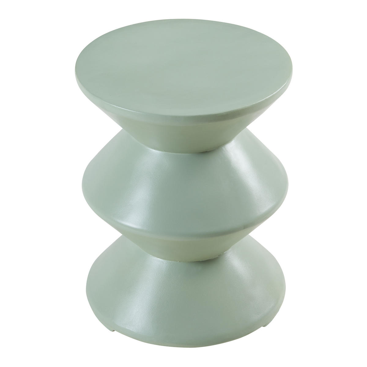 BEISTELLTISCH Kyppeslo - Mintgrün, Stein (36.5/36.5/47cm) - [en.casa]
