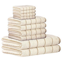 HANDTUCH Unisex Balance Beige Baumwolle 10er Pack - Beige, Textil (50/100cm) - Cawoe