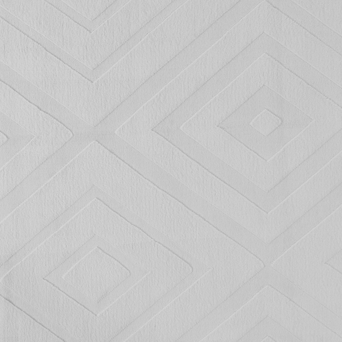 TEPPICH Hellgrau 80/300 cm Borah - Hellgrau/Grau, Textil (80/300cm) - Beliani