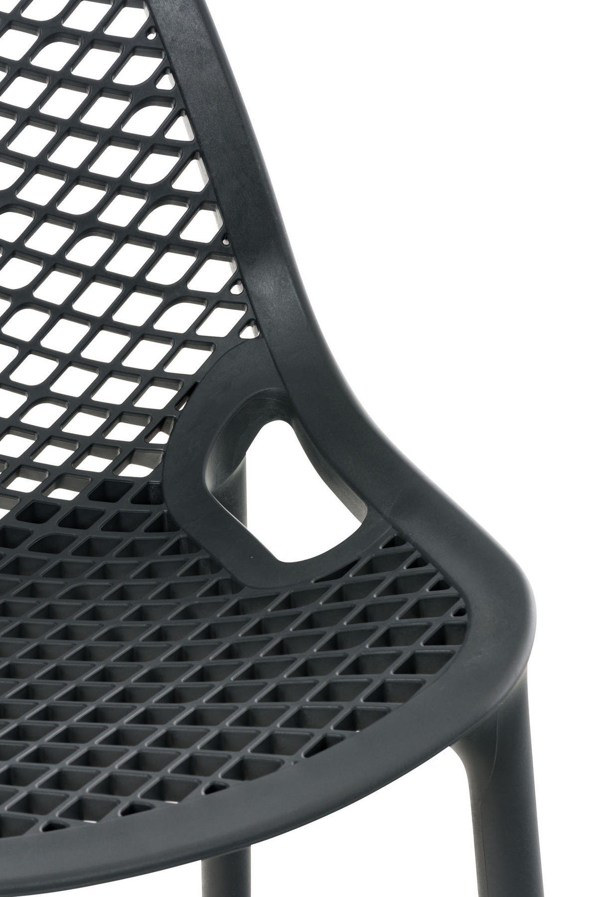 BARHOCKER 2er Set Kunststoff dunkelgrau - Dunkelgrau, Kunststoff (45/105/53cm) - CLP