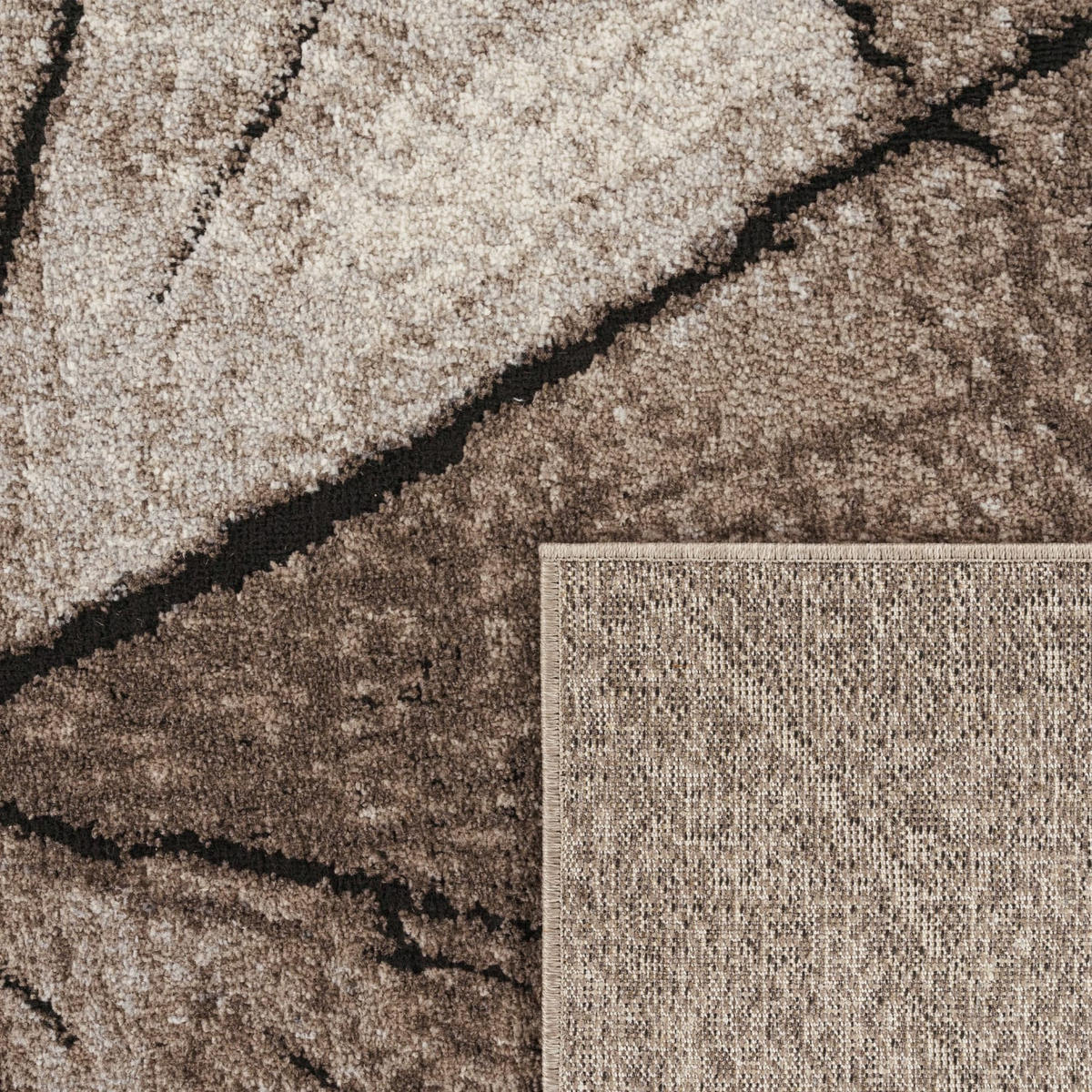 KURZFLORTEPPICH 120/120 cm Rodos 605 - Naturfarben, Kunststoff (120/120cm) - Paco Home