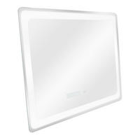 BADEZIMMERSPIEGEL Casoli - Silberfarben, Glas/Metall (90/60/3.5cm) - pro.tec