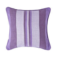KISSENHÜLLE Morocco Stripe 60/60 cm, 100% Baumwolle - Lila, Textil (60/60cm) - Homescapes