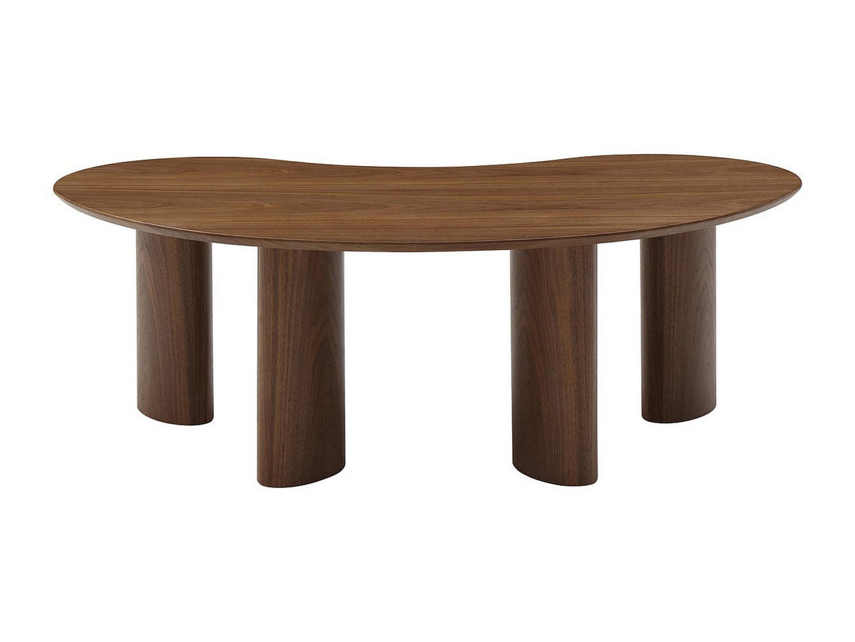 COUCHTTISCH nicht ausziehbar - 120 cmcm x 70 cmcm - Holz, Platte - Naturfarben Dunkel - CALYNOR - Naturfarben, Holz (70/120/40cm) - Vente-Unique