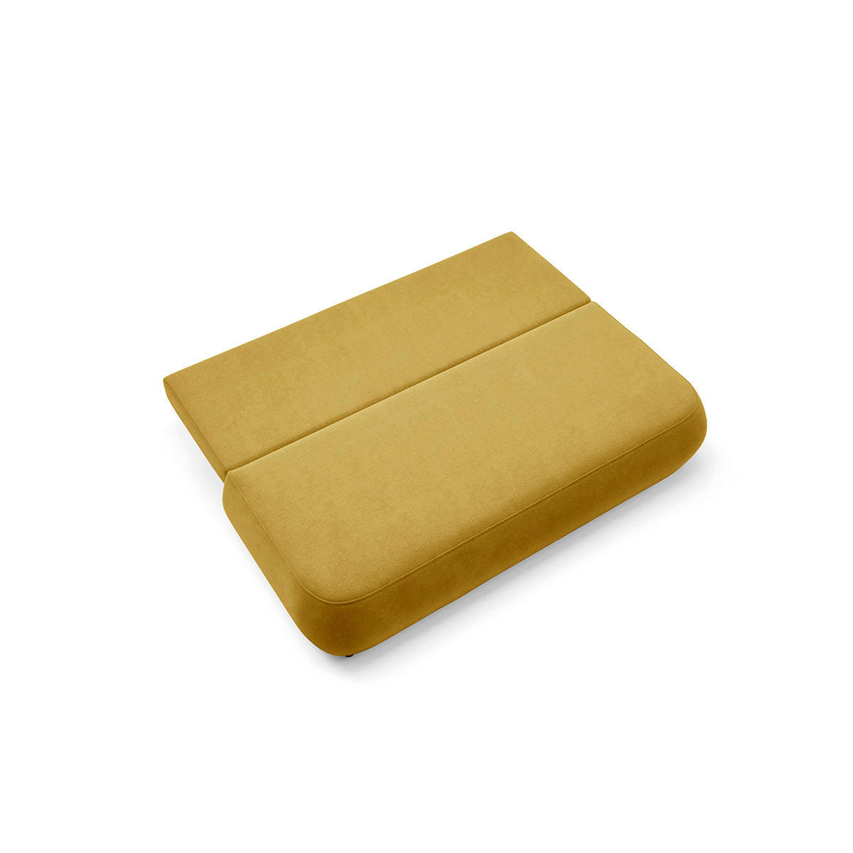 SOFA Antonio 3 Sitzplätze Gelb - Gelb, Holz (210/82/106cm) - Petits-meubles