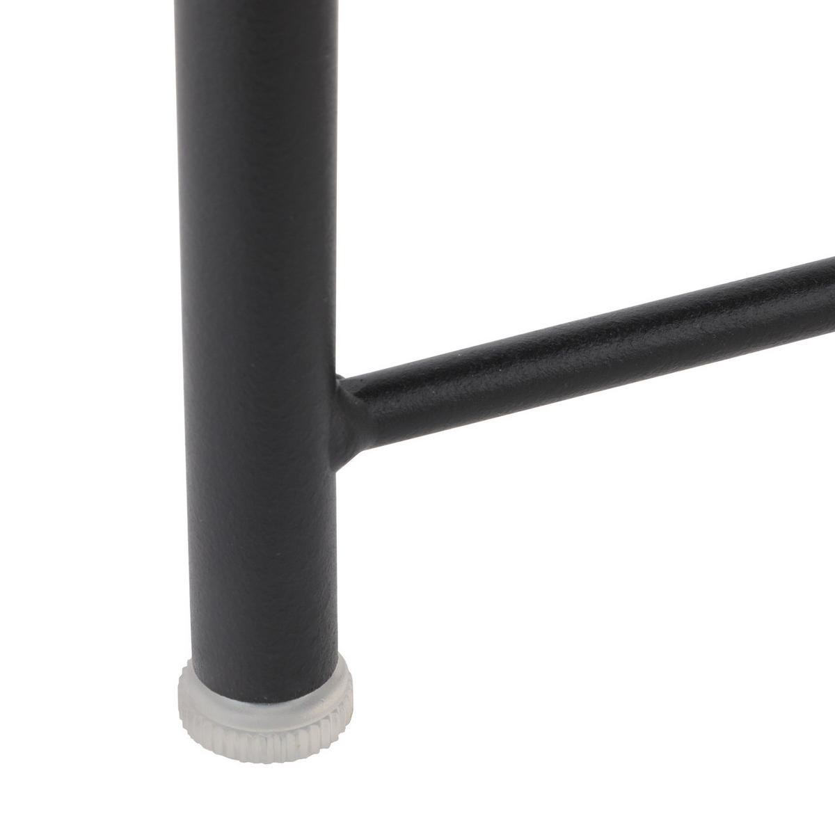 BEISTELLTISCH - Metall - Schwarz, Kunststoff/Metall (45/45/53cm) - home24