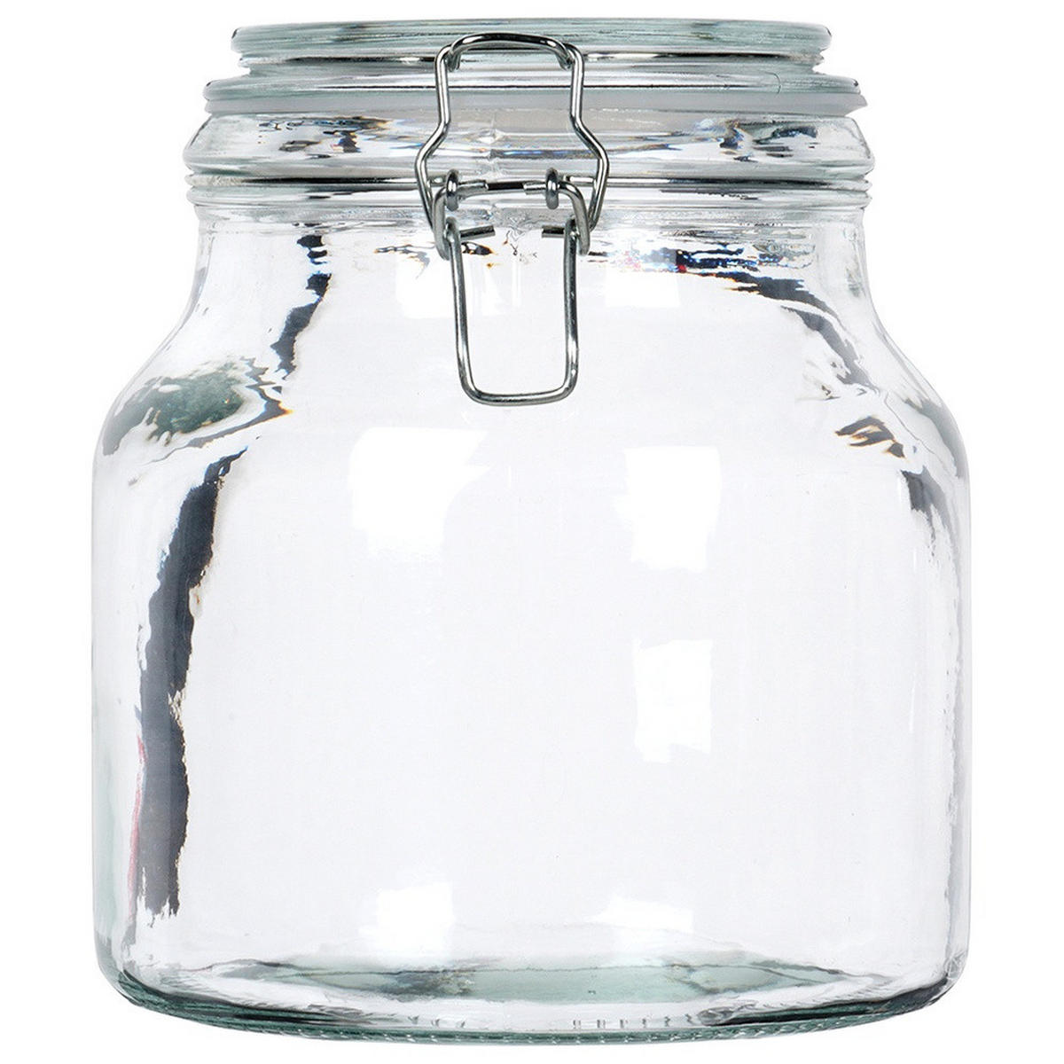 VORRATSGLAS Irma Clipverschluss 2,4 l Transparent - Transparent, Glas (2.4L) - Orion 