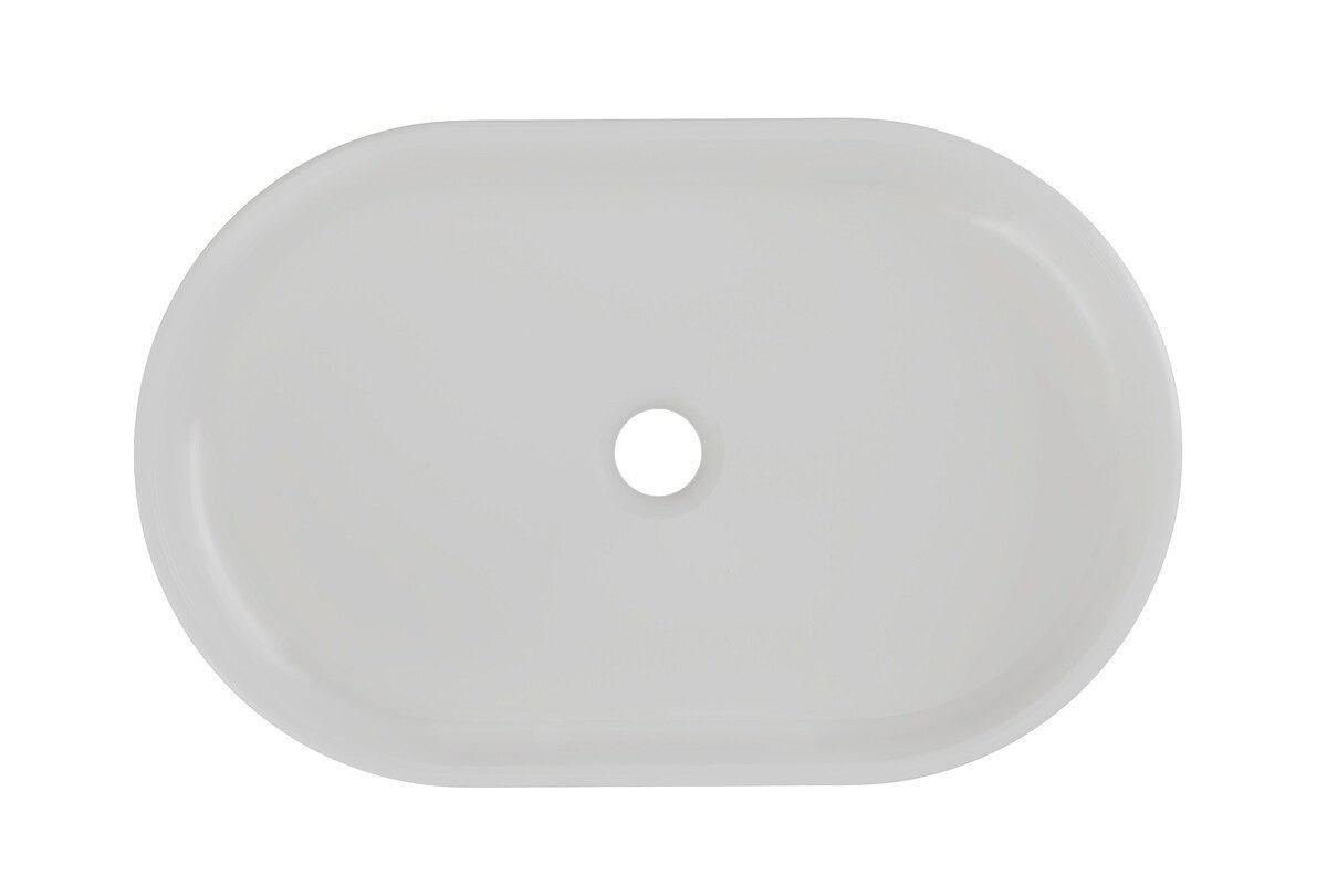 AUFSATZWASCHBECKEN 40 cm - RIVER2 BM288 in Concrete Grey - Hellgrau, Keramik (55/12/35cm)