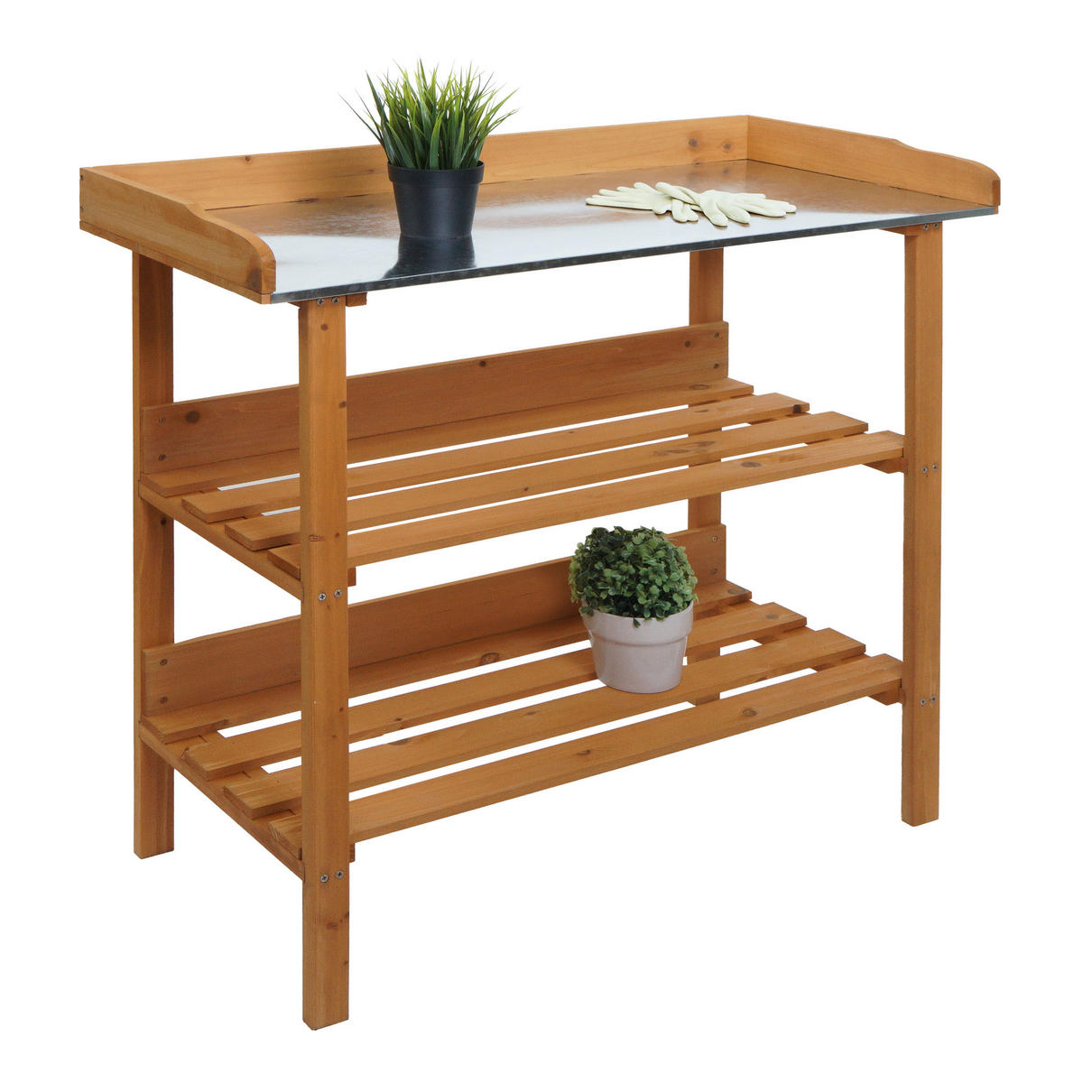 PFLANZTISCH Braun - Braun, Holz (41/92/86cm) - MCW