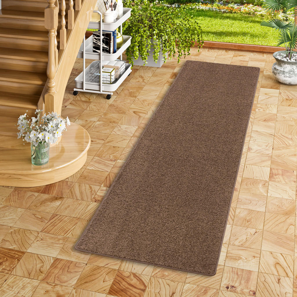 Thumbnail - Snapstyle Hochflor, Mokka, Textil, 100x400 cm, Teppiche & Böden, Teppiche, Teppichläufer