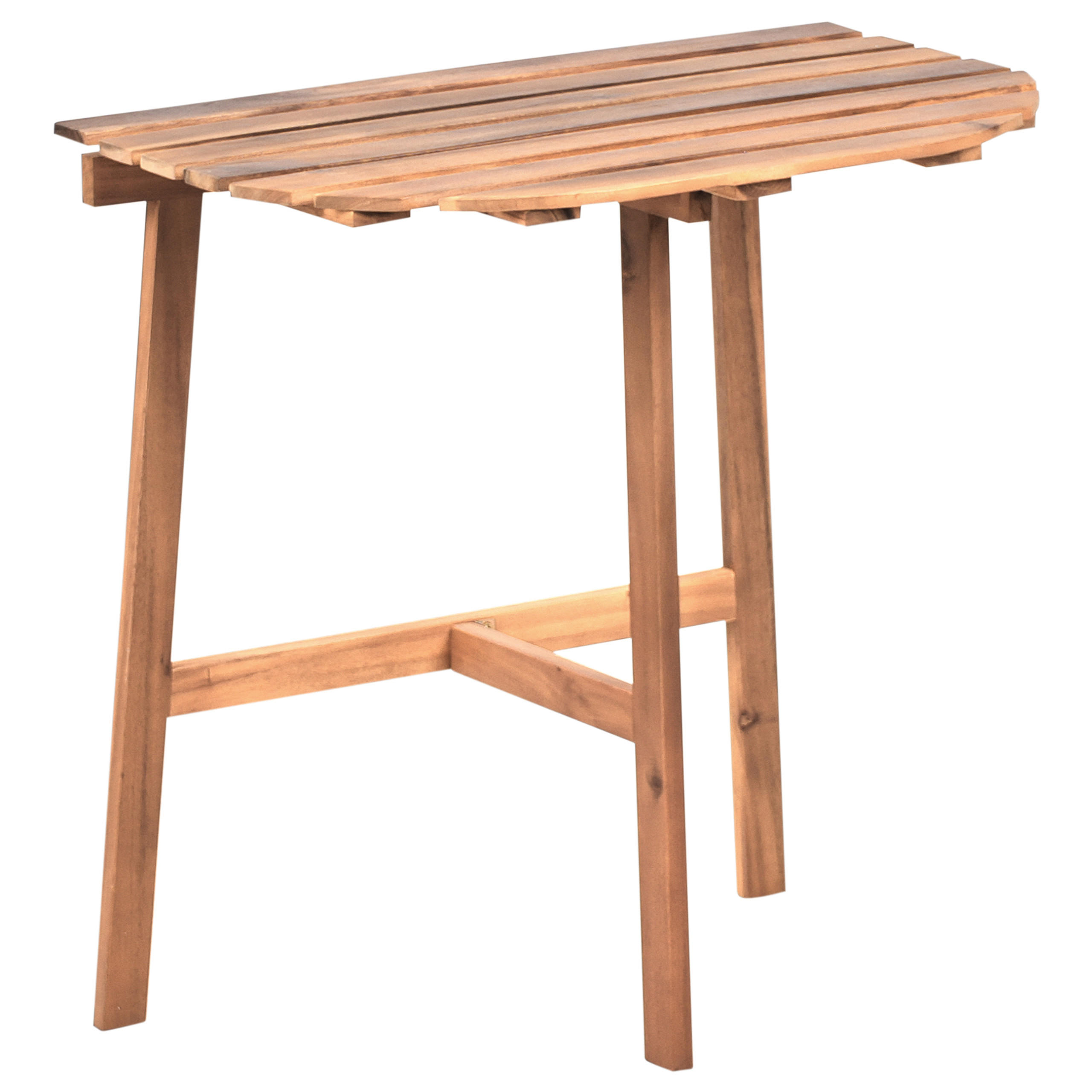 Beliani Bistrotisch Braun 70x72x44 cm