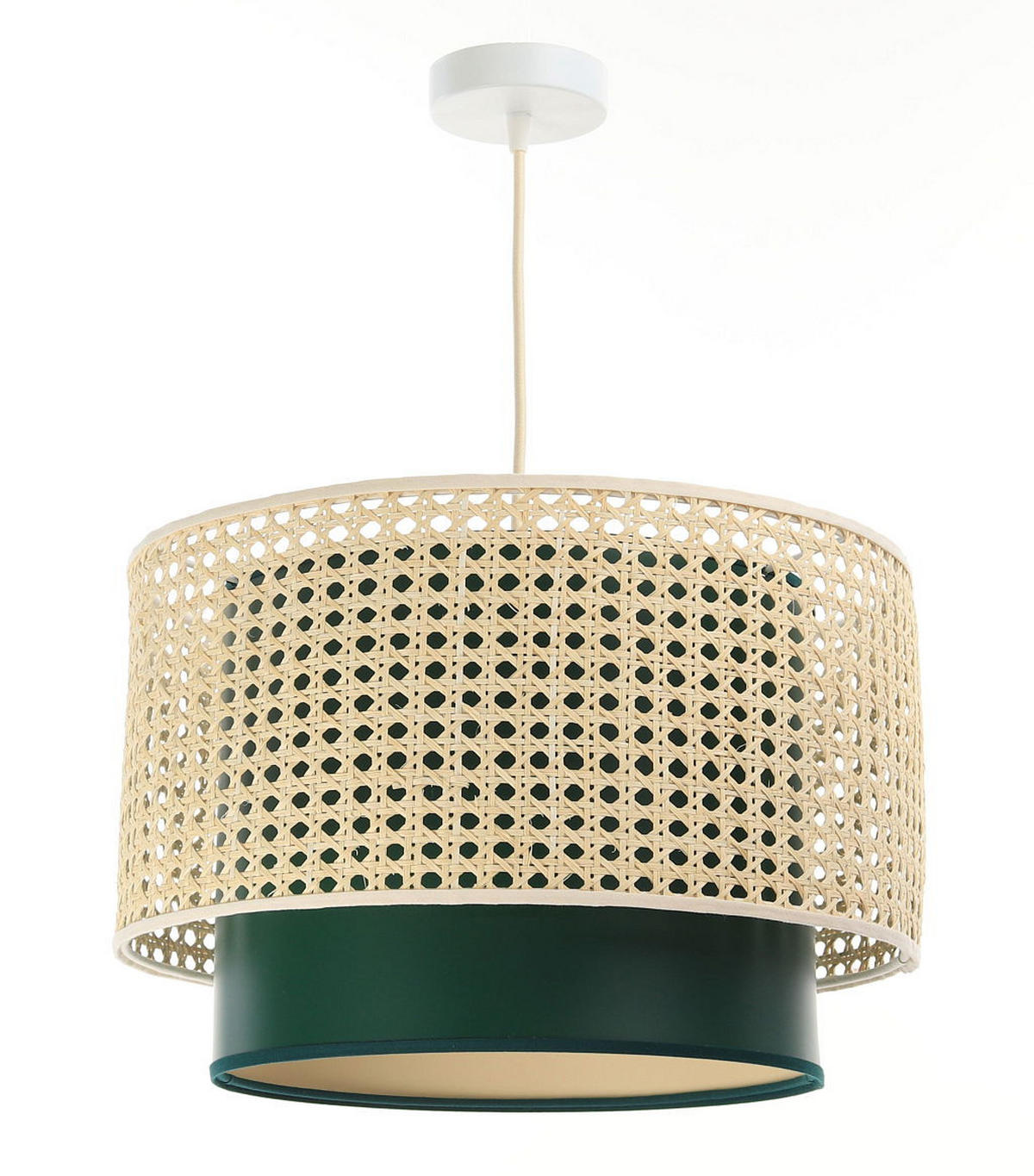HÄNGELEUCHTE Beige 50/30 cm - Beige, Kunststoff (50/1/30cm) - ONZENO