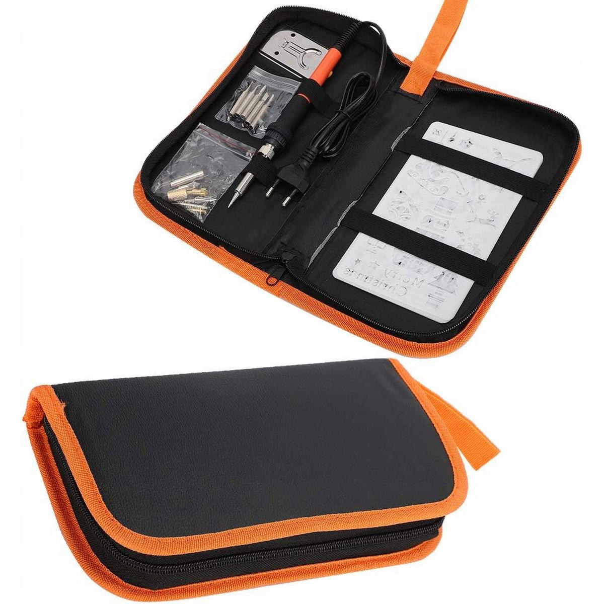 LÖTKOLBEN OC80W Set - 80 W, ESD, Silikonmatte 200 x 300 mm, Lötzinn 10 g, Pinzette, Isolierband 10 m - Multicolor, Kunststoff/Metall (10/10/10cm)