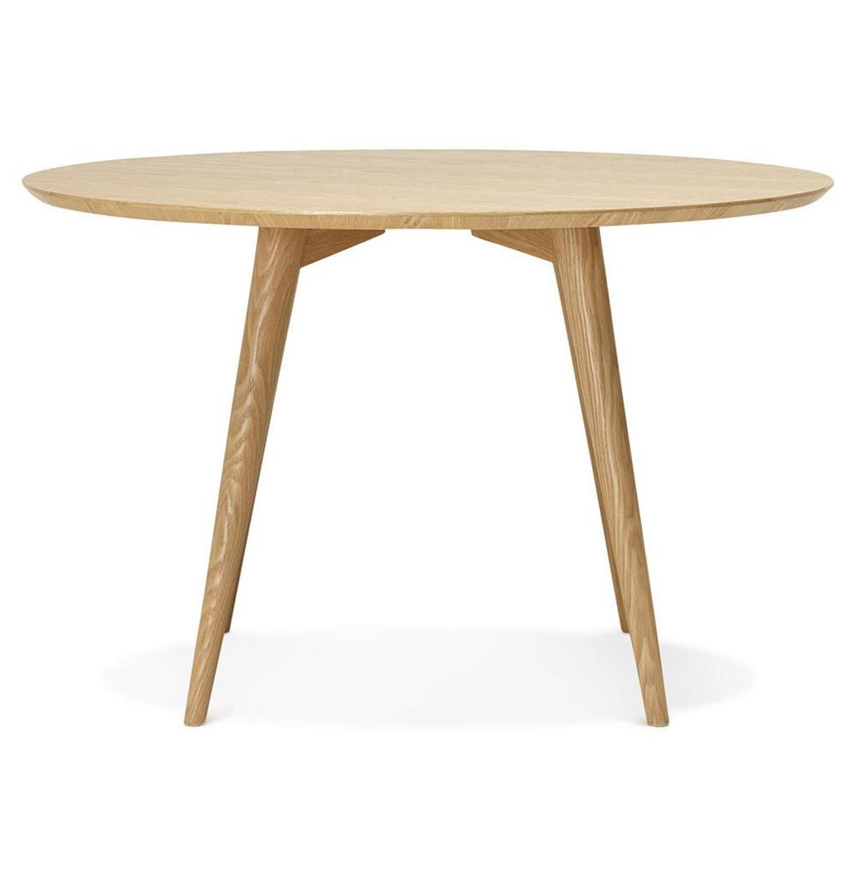 ESSTISCH Rund Holz Skandi-Stil Langlebig Ø120 LIRAXO, Beige 120x120x75 cm - Beige, Holz/Holzwerkstoff (120/120/75cm) - KADIMA DESIGN