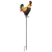 LED AUSSENLEUCHTE Metall Orange - Orange, Metall (28.5/13/100cm) - Globo Lighting