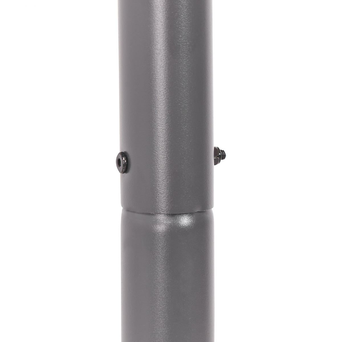 PERGOLA Ocel šedá 300/300 cm Aventine - šedá/černá, plast (300/260/300cm) - Beliani