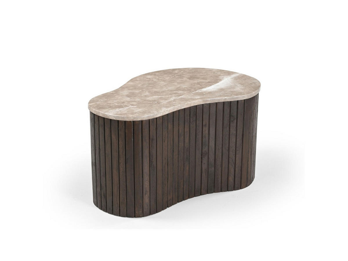 COUCHTISCH Nomi Mangoholz 70 cm / 50 cm Braun - Braun, Holz (50/70/38cm)