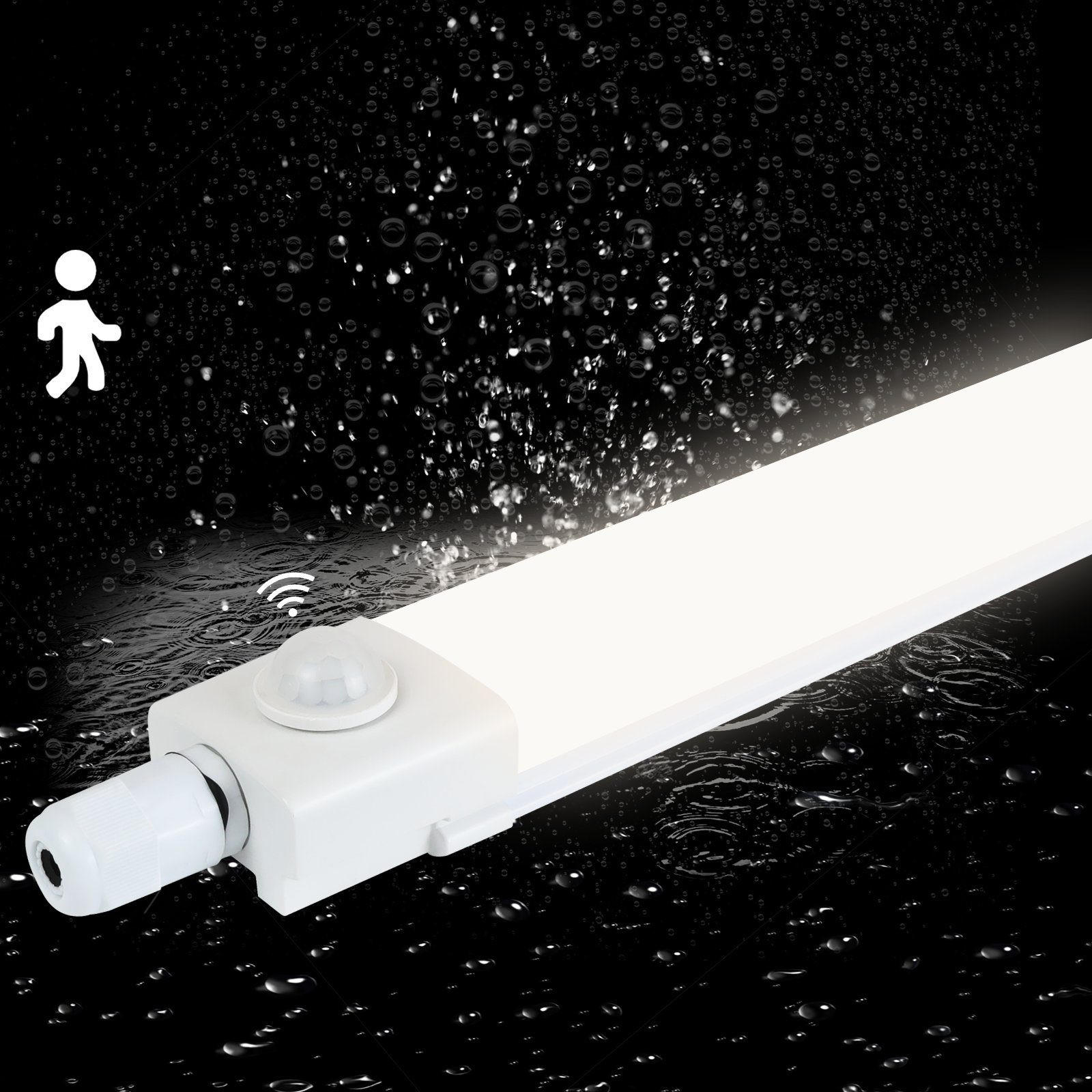 LED-DECKENLEUCHTE 120/5.1/3.1 cm - Weiß, Kunststoff (120/5.1/3.1cm) - Nettlife