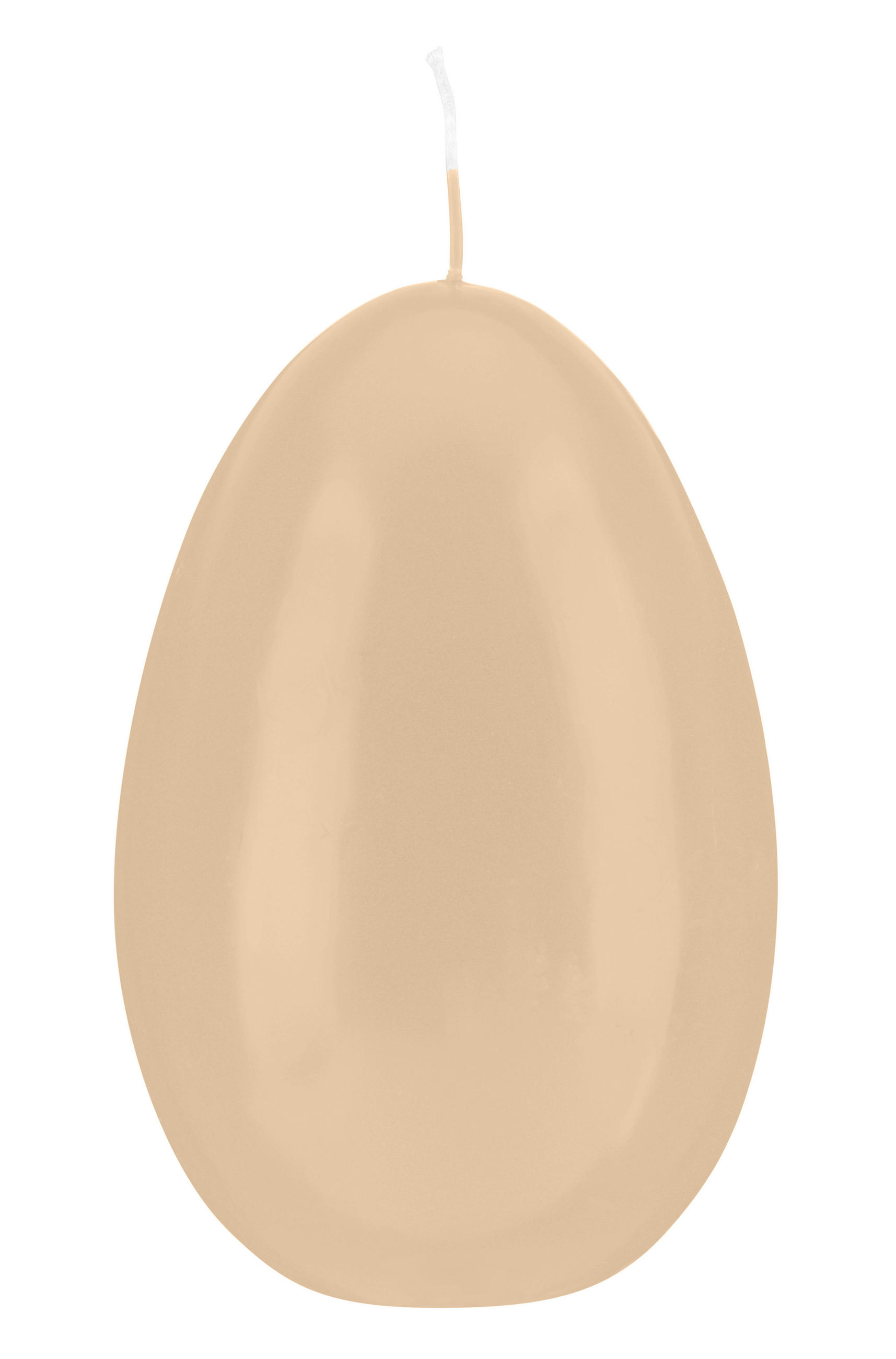 EIKERZE XXL Klarlack Vanilla Bisquit 200 x Ø 140 mm, 1 Stück - Beige, Paraffin (14/20/20cm) - Kopschitz Kerzen