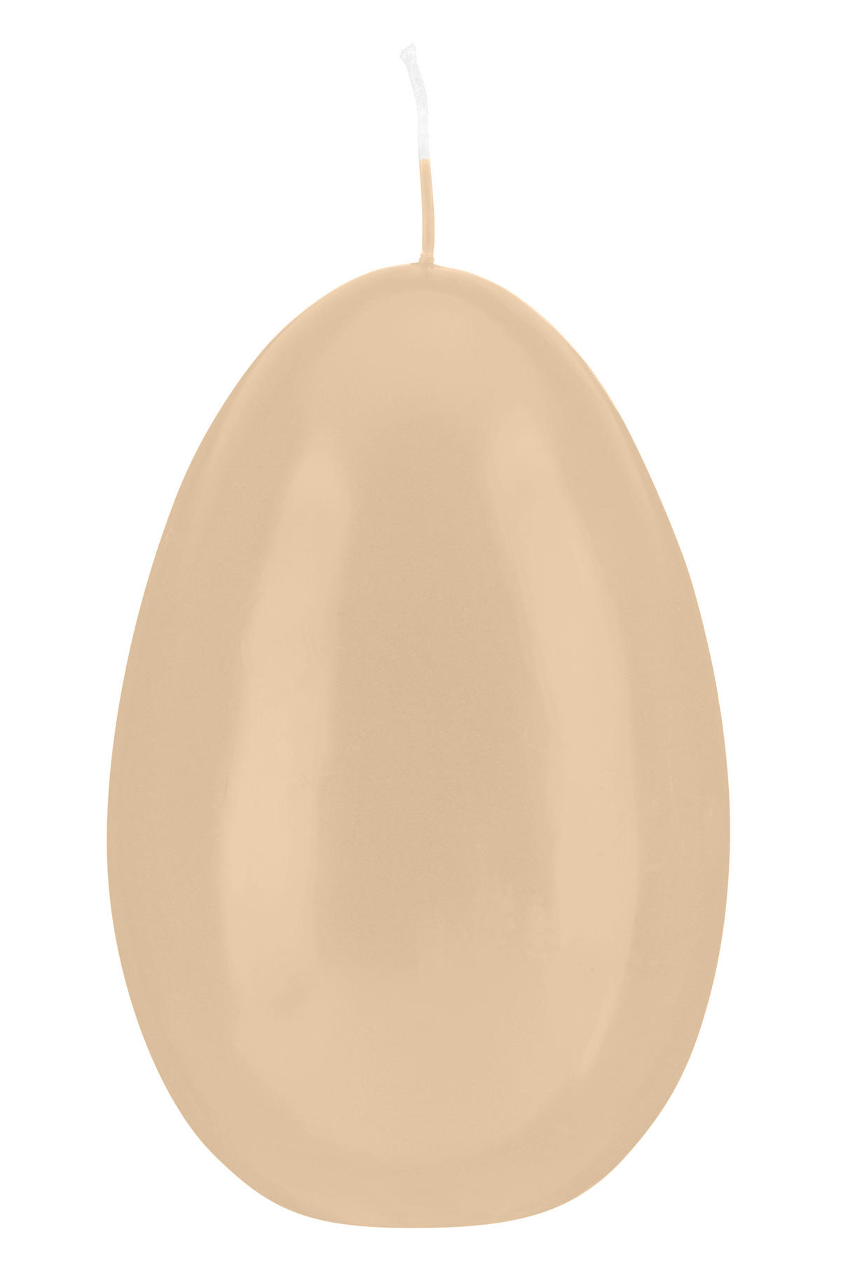 EIKERZEN XL Klarlack Vanilla Bisquit 140 x Ø 100 mm, 2 Stück - Beige, Paraffin (10/14/14cm) - Kopschitz Kerzen