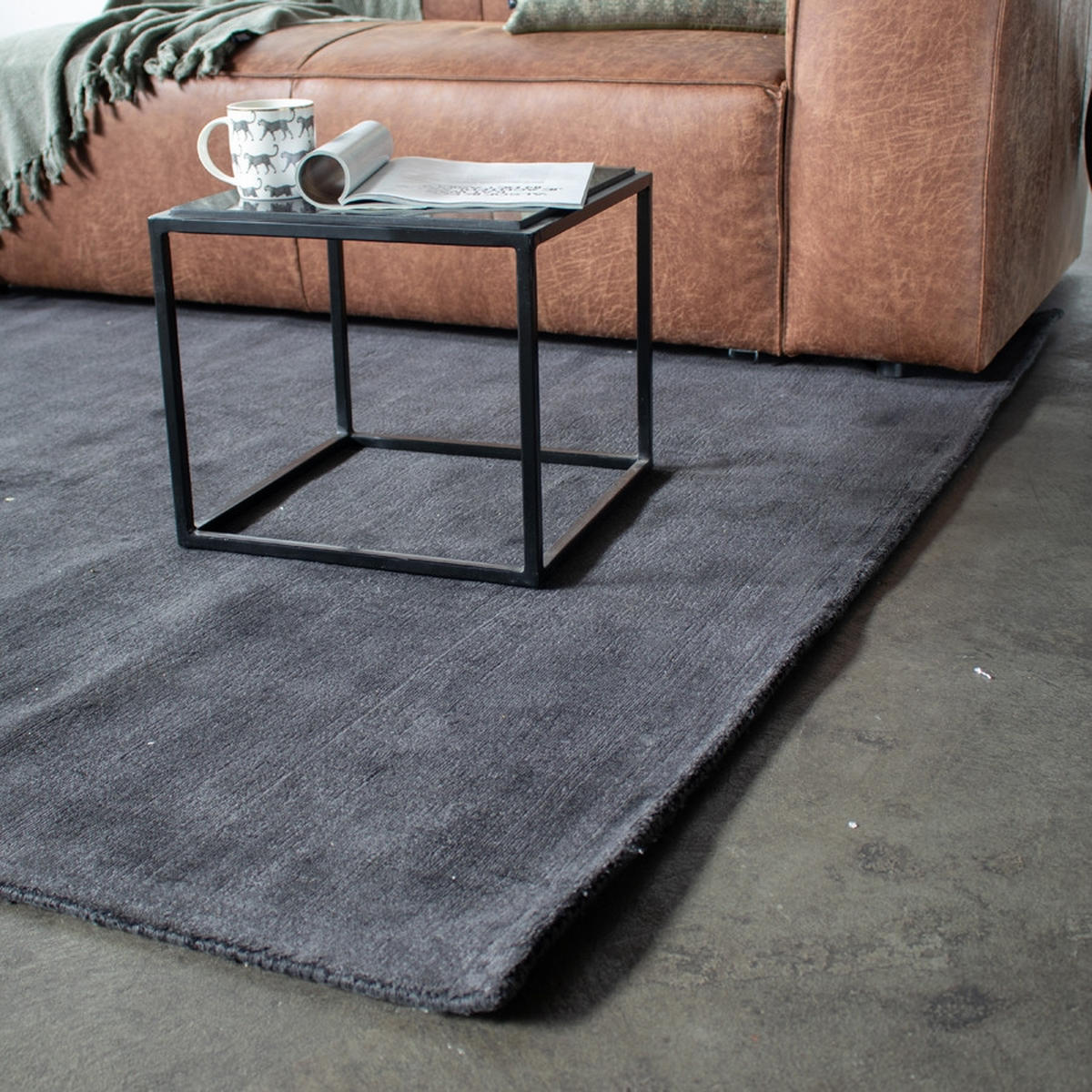 TEPPICH aus Viskose 200x300cm, grau - Grau, Textil (300/200cm) - Giga Meubel