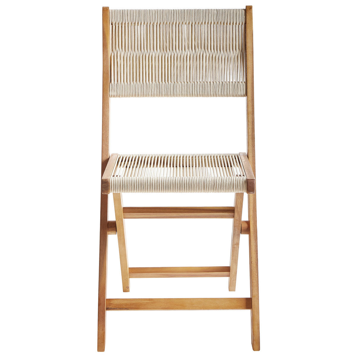 BISTRO-SET 2-Sitzer Beige Prossedi - Hellbraun/Beige, Holz - Beliani