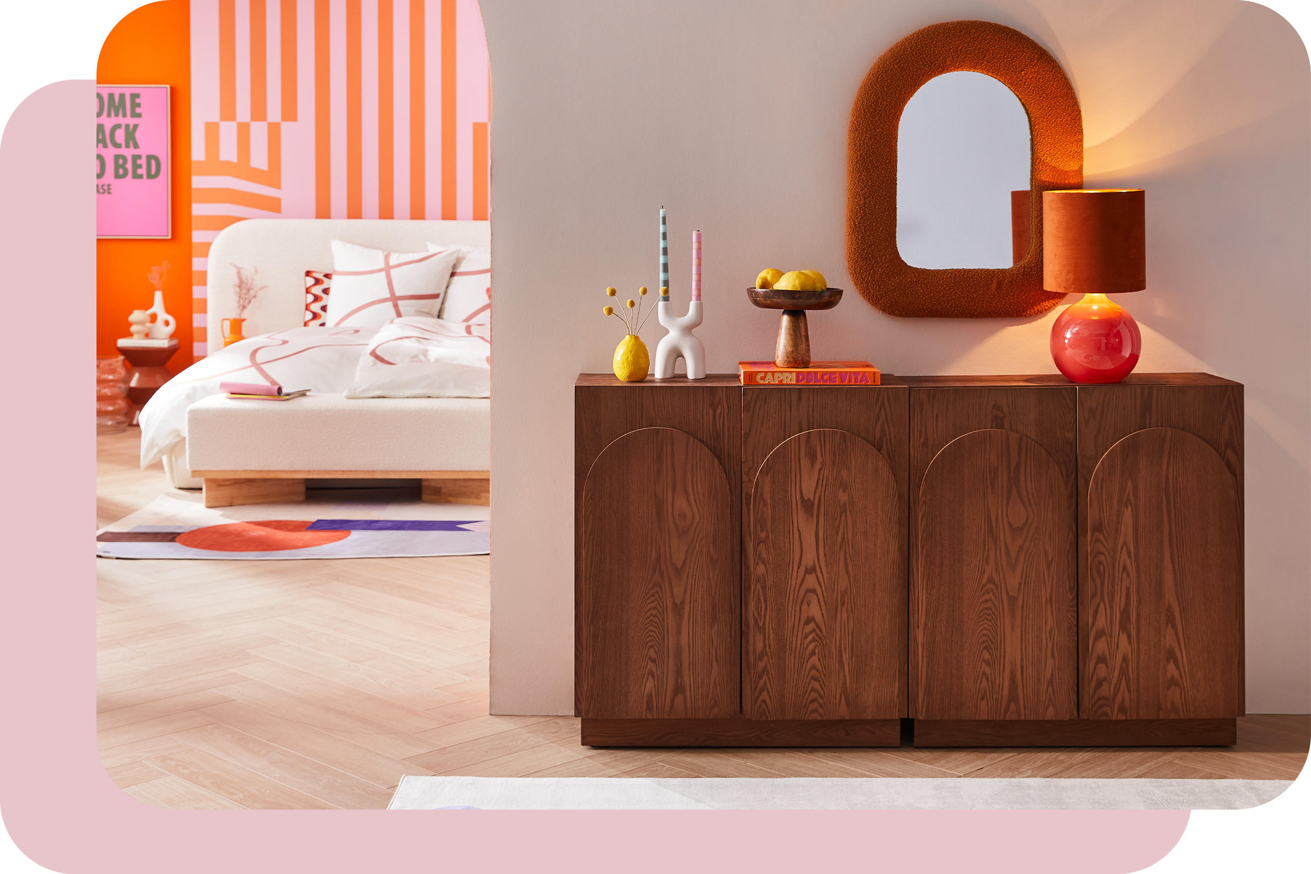 komoda v retro štýle