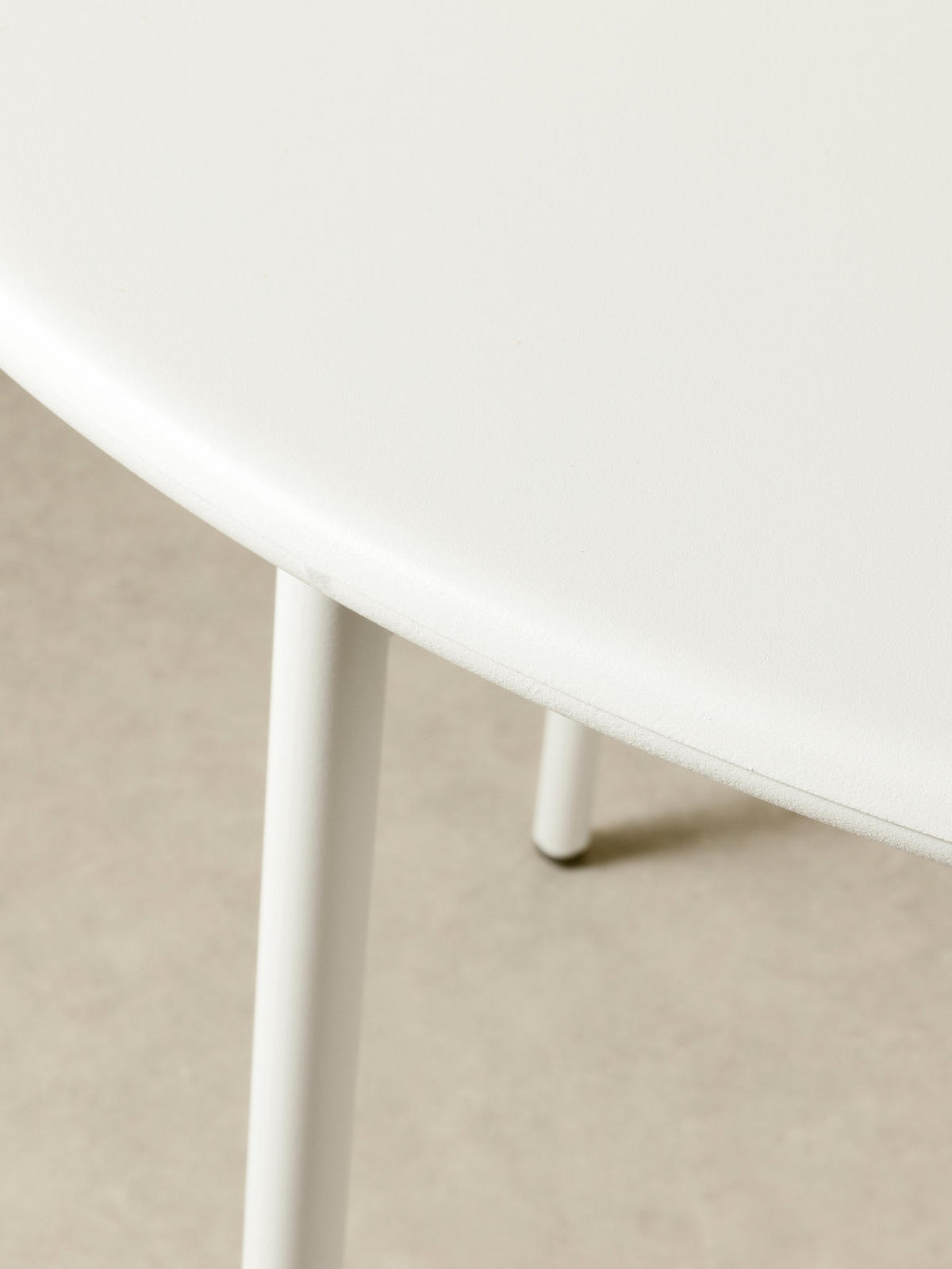 GARTENTISCH Loise Weiß 89 cm x 74 cm - Weiß, Metall (89/89/74cm) - Kenay Home