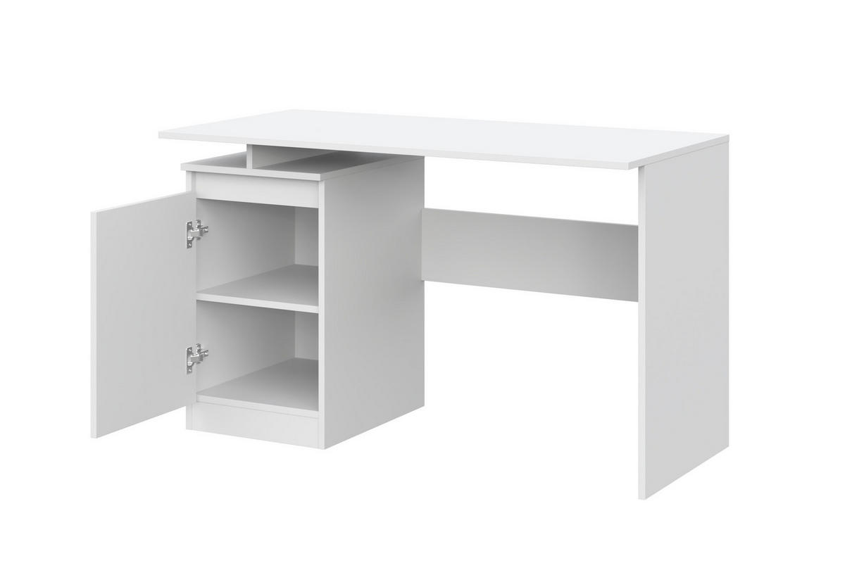 SCHREIBTISCH Weiß 120/73/59 - Weiß, Holzwerkstoff (59/120/73cm) - RAUMHIRSCH FURNITURE