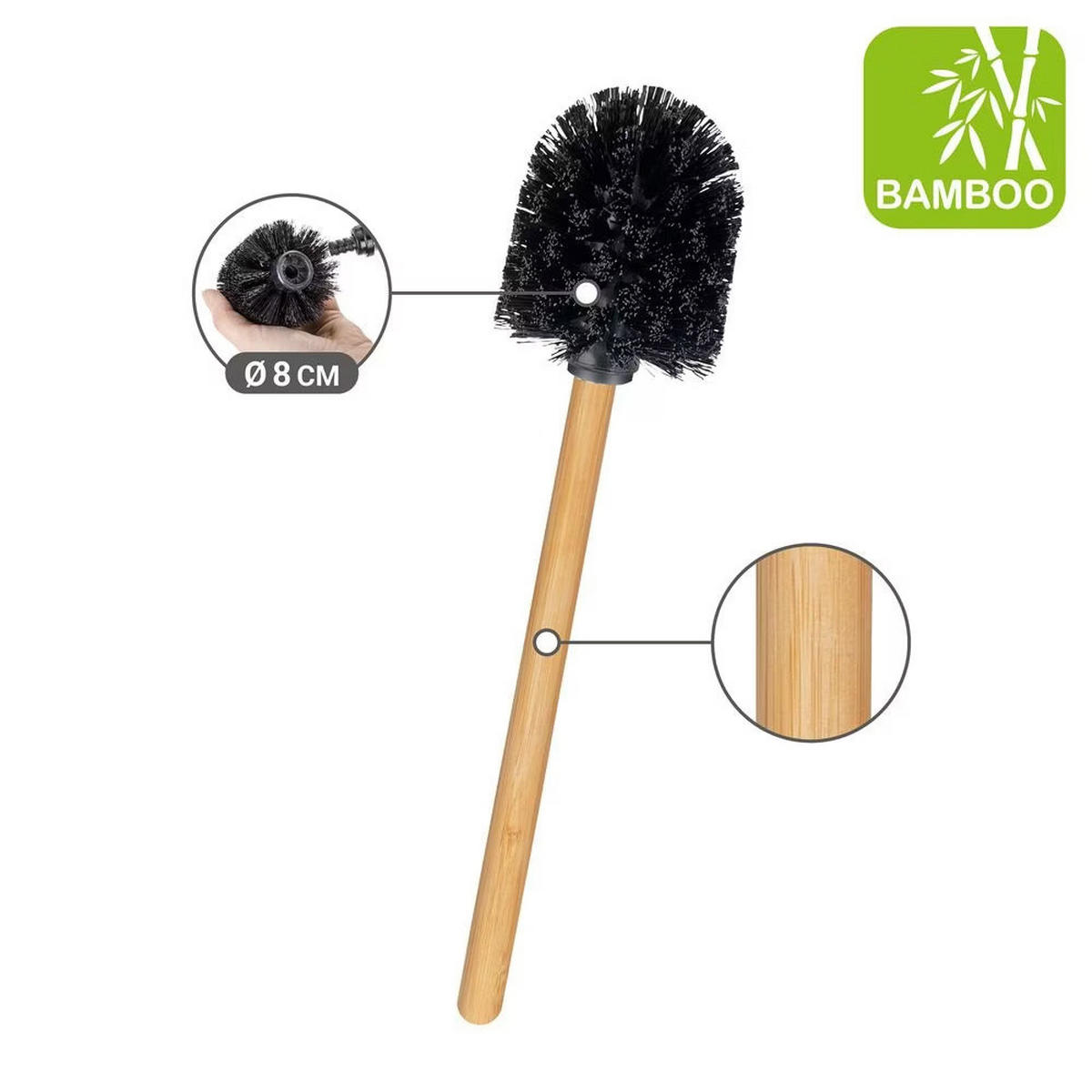 TOILETTENPAPIERHALTER 3in1 Rivalta 23/18/70 cm - Weiß, Naturmaterialen (18/70/23cm) - Wenko