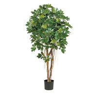 KUNSTBAUM Künstliche Schefflera - Olaf 170 cm - Grün, Kunststoff (170cm) - aplanta