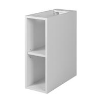 BADEZIMMERREGAL, weiß, 20 x 60,7 x 44,4 cm - Weiß, Holzwerkstoff (20/61/45cm) - 3XE LIVING